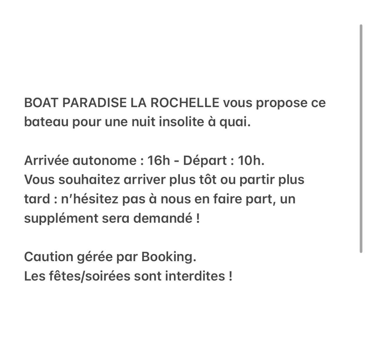 Une Nuit Insolite Sur Un Bateau Linge Et Menage Inclus La Rochelle  Exterior photo